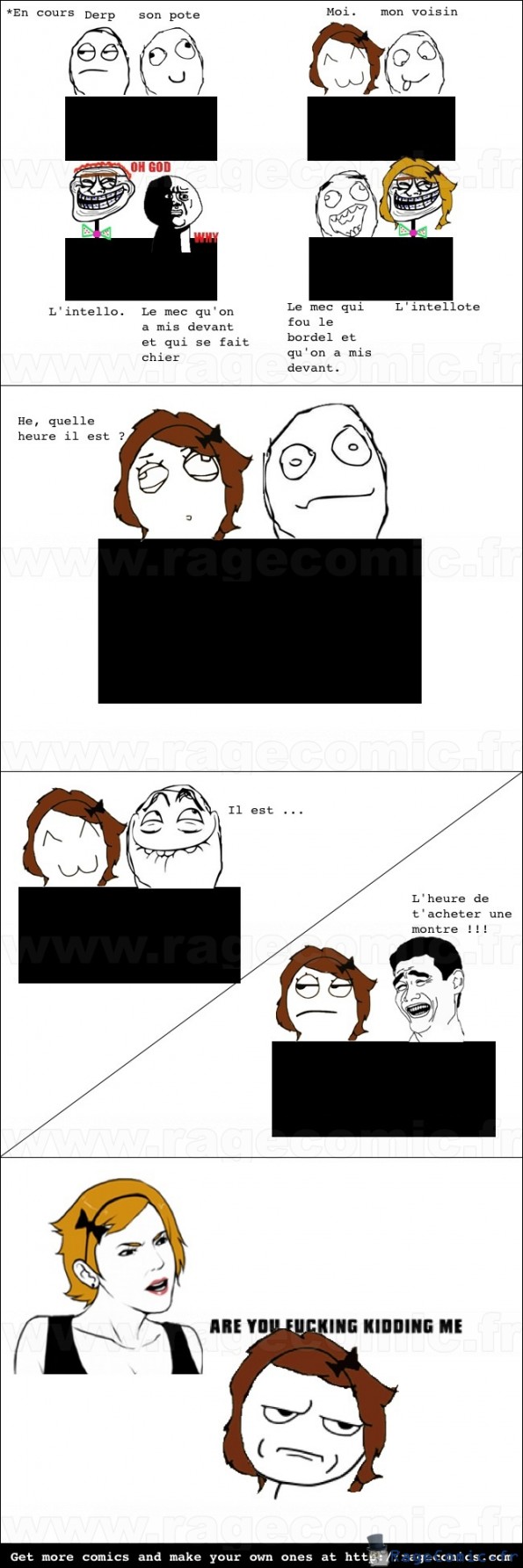 La blague pas drôle ... La blague pas drôle ...