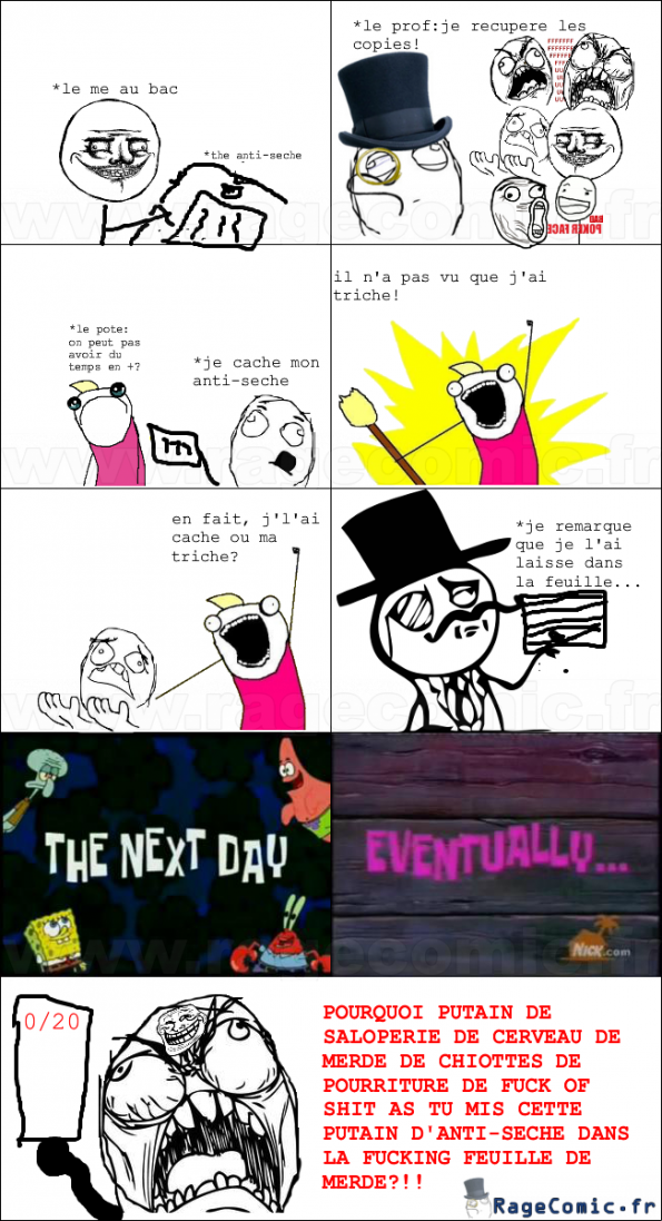 je suis con je sais...