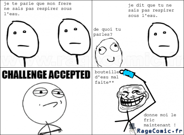 Tu sais respirer sous l'eau ? Tu sais respirer sous l'eau ?