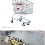 Quand je vois un caddie..
