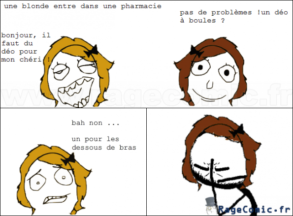 Les déos et les blonds Les déos et les blonds