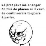 Je continuerais à parler...