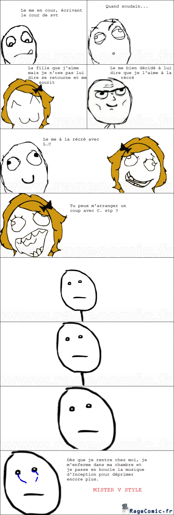 Je deteste la timidité...