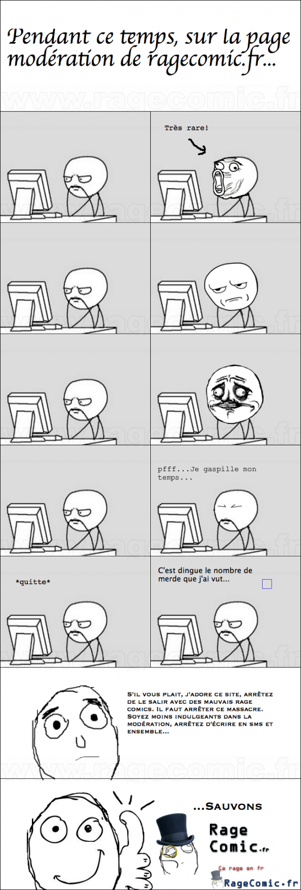 La modération du site