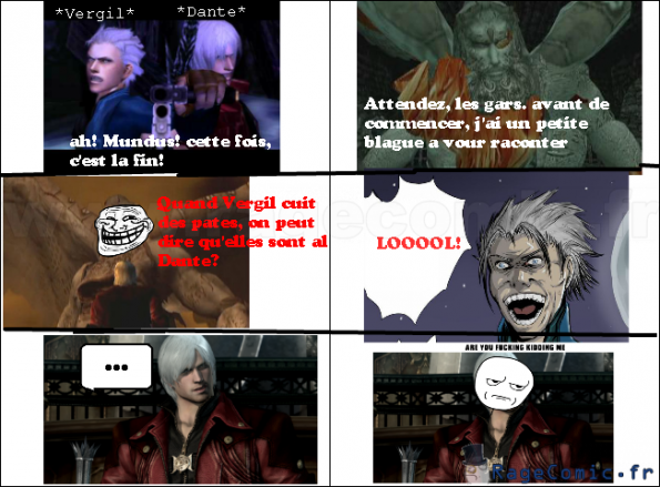 Dante de devil may cry se fait troller. Dante de devil may cry se fait troller.