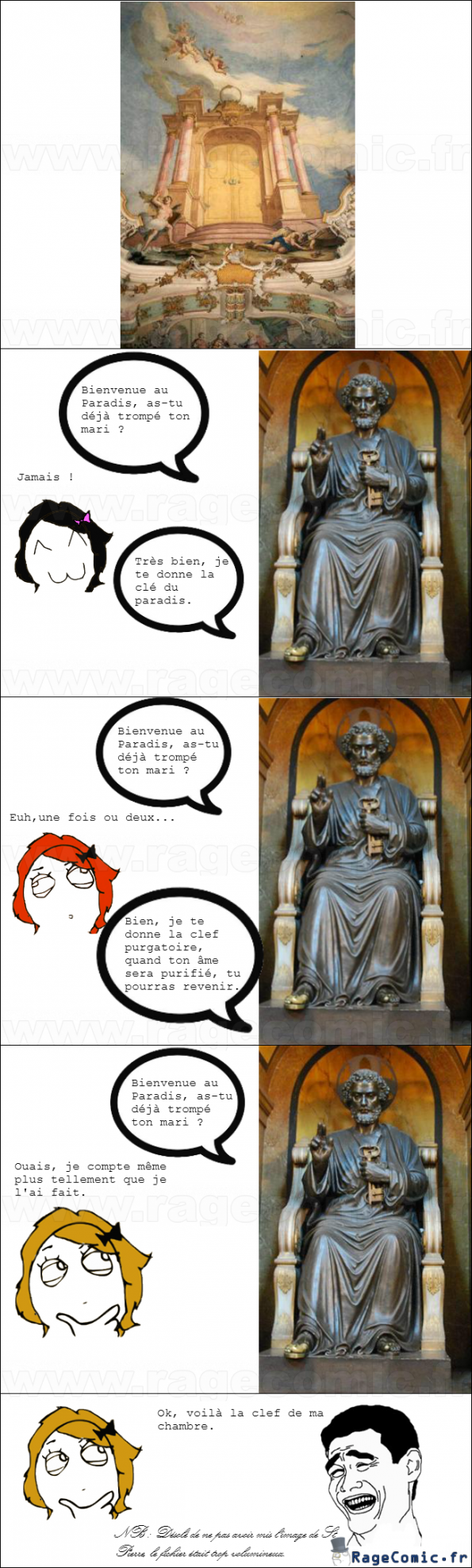 L'entrée au paradis