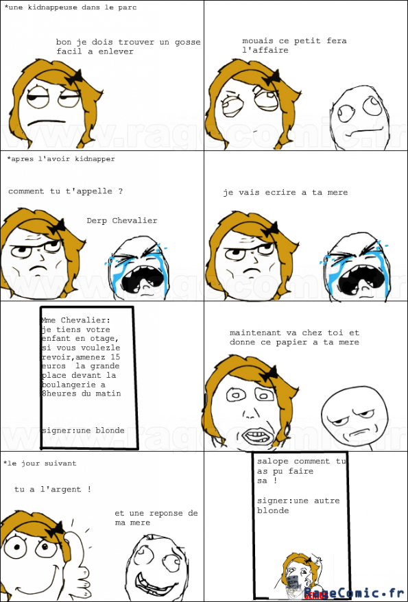 kidnapping de blondes