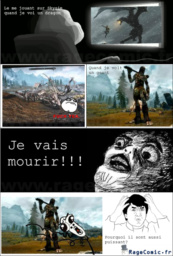 Les géants de Skyrim