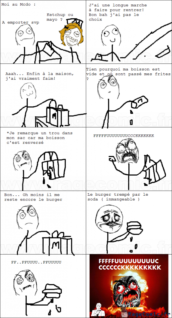 Ce que je deteste chez McDonald!!!!