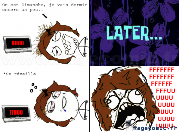 La fatigue quand tu nous tiens...