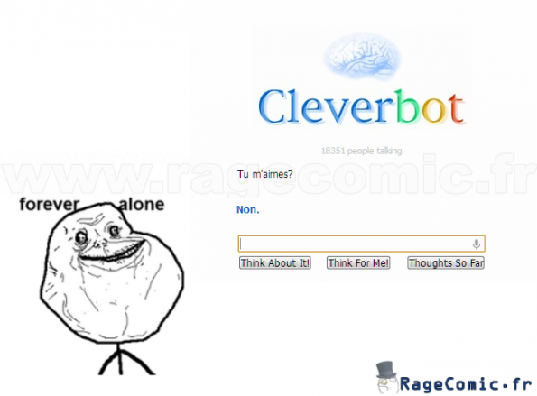 Même Cleverbot...