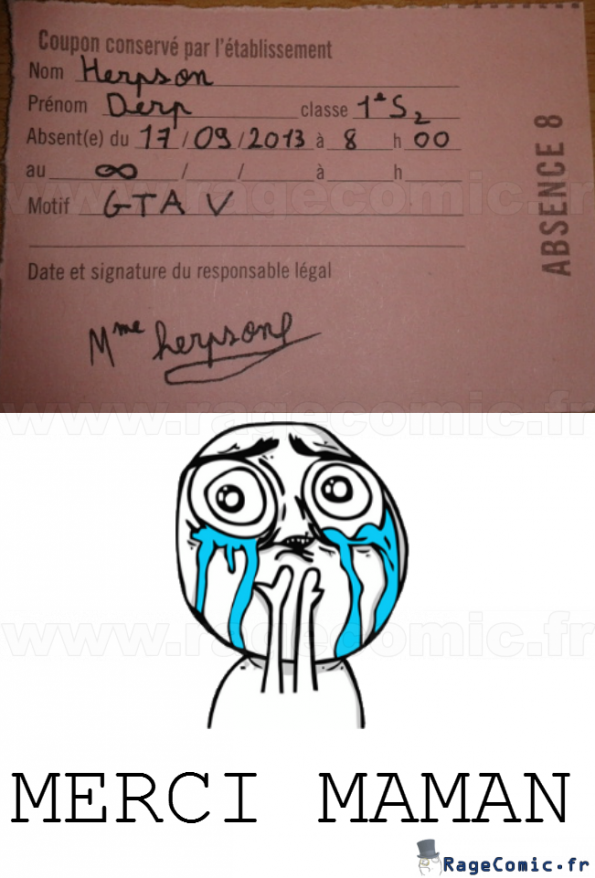 merci maman