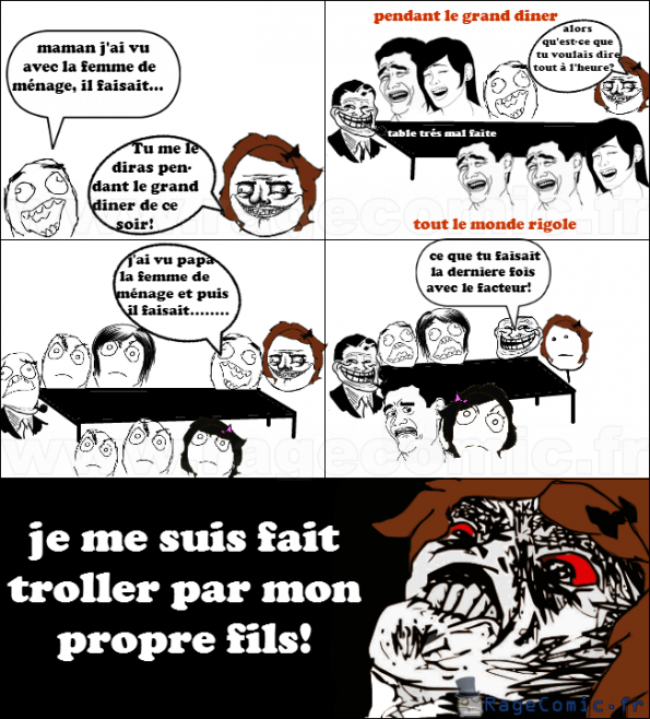 le facteur et la femme de ménage