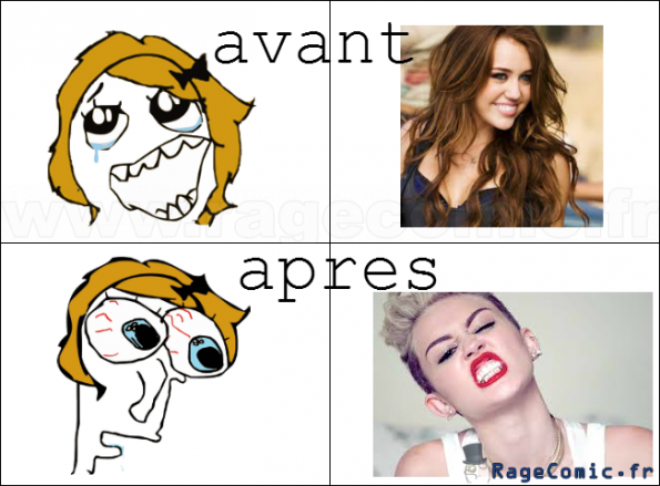 Evolution de Miley Cyrus