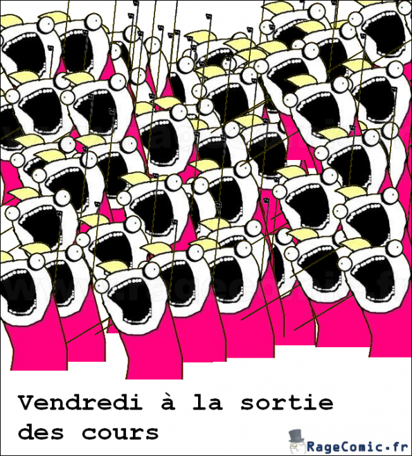 La sortie des cours La sortie des cours
