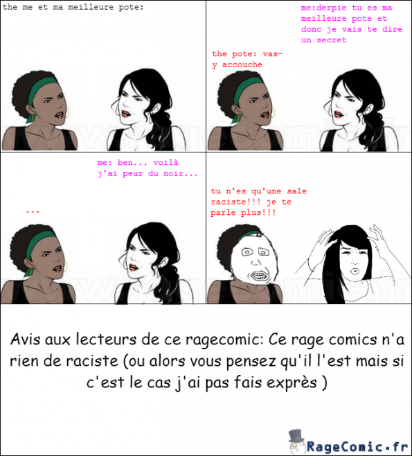 j'ai peur du noir ...