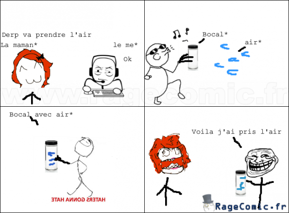 Prendre l'air d'un autre façon Prendre l'air d'un autre façon