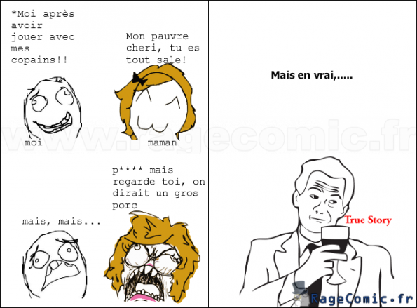 Après avoir joué avec tes copains Après avoir joué avec tes copains