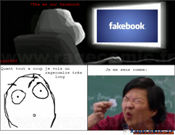 Rage comic sur facebook Rage comic sur facebook