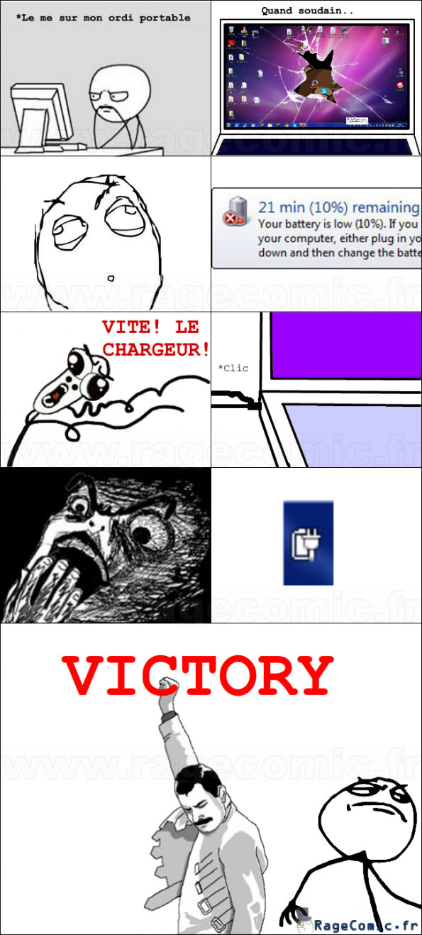 Sur ton ordi portable