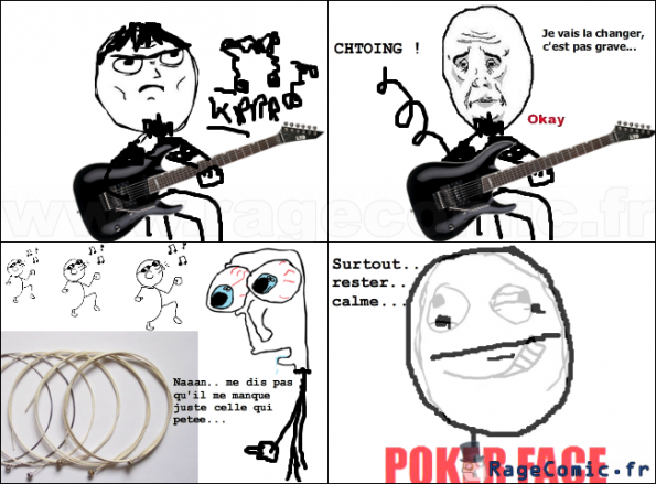 Ascenseur émotionnel quand on casse une corde...