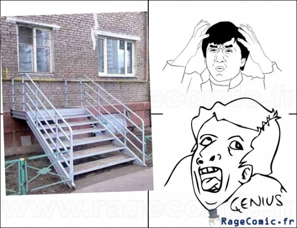 escalier genius