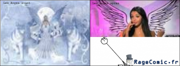 Les anges avant et Après