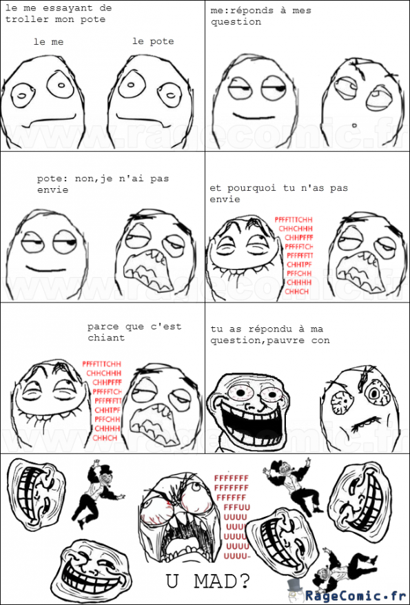 troller son pote avec un question