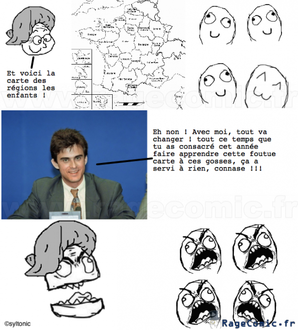 Le partage des régions