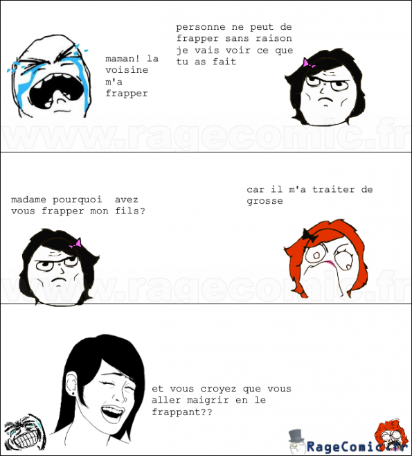 maigrir en frappant ou pas