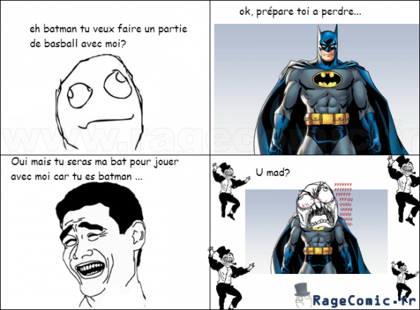 batman joueur de baseball pro