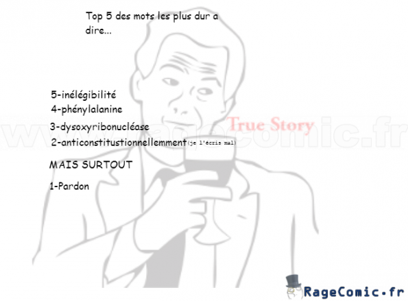 Les mots compliquée