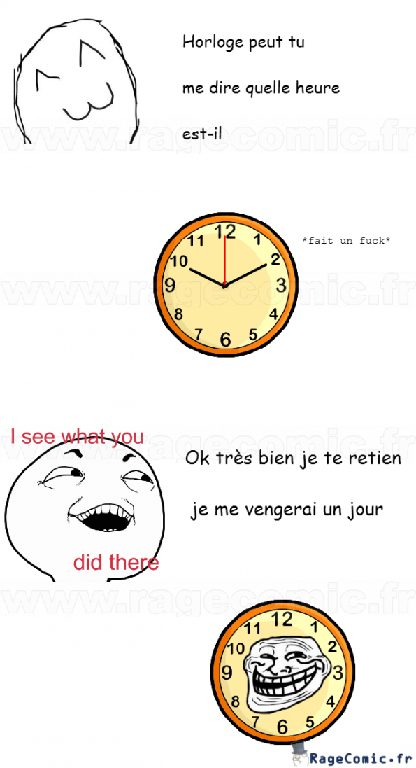 l'horloge trolleur l'horloge trolleur