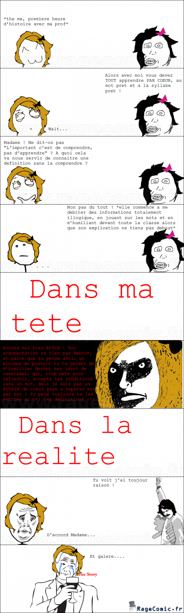 Ma prof d'histoire Ma prof d'histoire