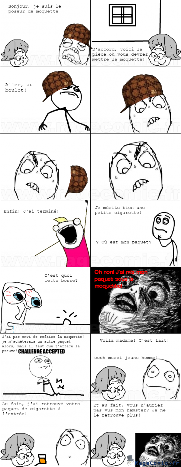 le hamster sous la moquette