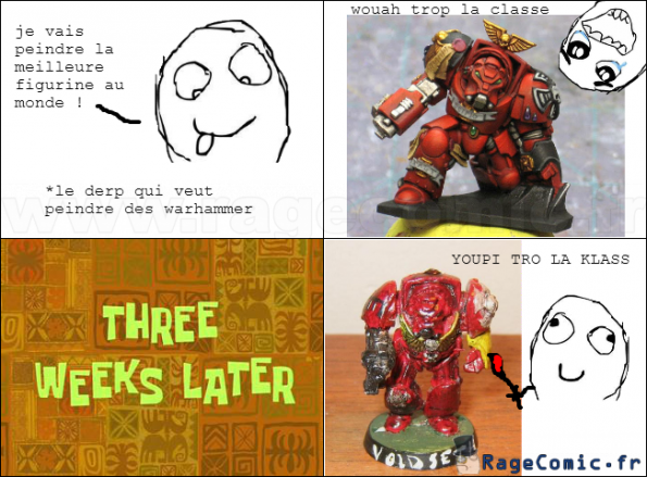 Les désillusions de la peinture sur figurines...