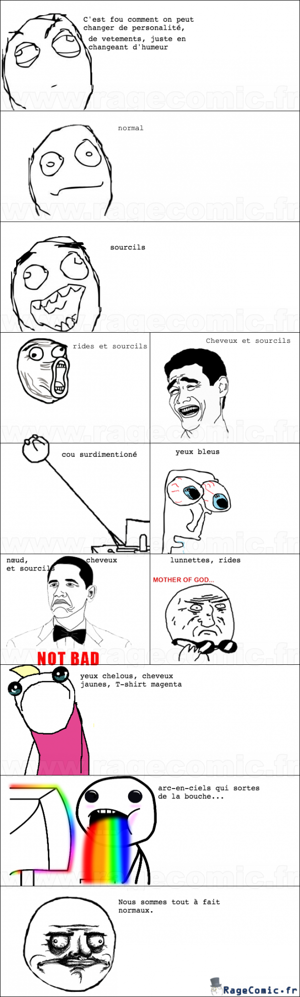 Nous sommes normaux. Nous sommes normaux.