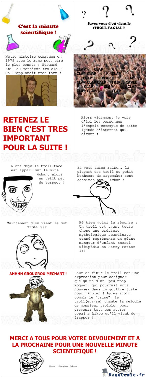 L'origine du TROLL FACIAL !?