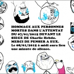 Hommage aux personnes mortes dans l'attentat Charlie Hebdo