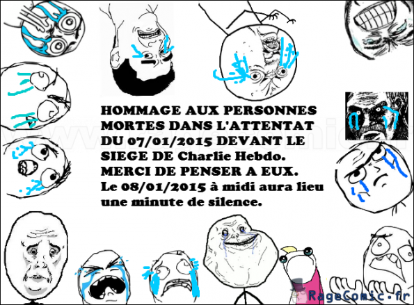 Hommage aux personnes mortes dans l'attentat Charlie Hebdo