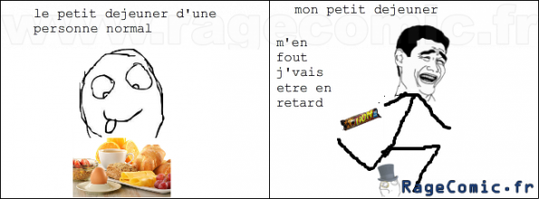 y'a des dejeuner normaux et puis y'a moi y'a des dejeuner normaux et puis y'a moi