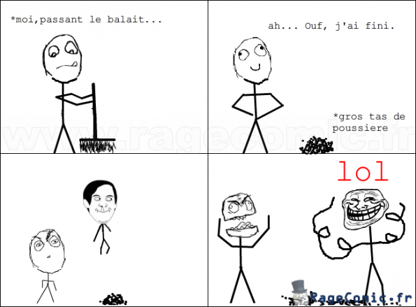 trolleur de poussiere