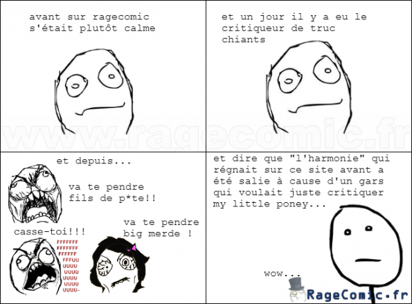 Tout était si calme avant le critiqueur de trucs chiants... Tout était si calme avant le critiqueur de trucs chiants...