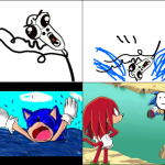 Sonic se noie... ou pas.