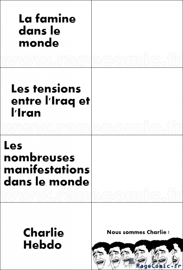 L'ordre des priorités dans le monde merveilleux des français L'ordre des priorités dans le monde merveilleux des français