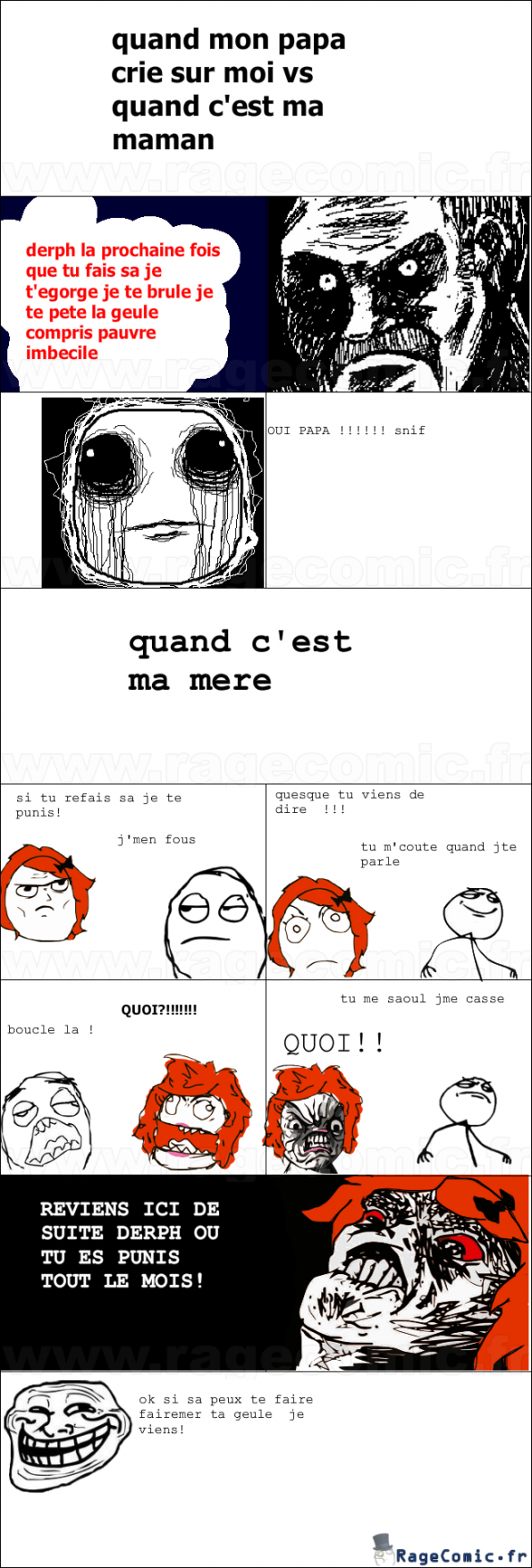 MAMAN VS PAPA (bonne fetes des mères) MAMAN VS PAPA (bonne fetes des mères)
