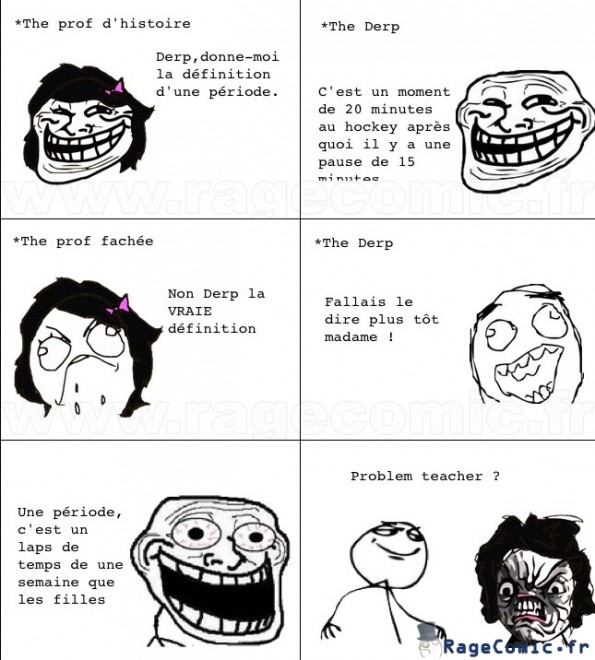 The troll en classe