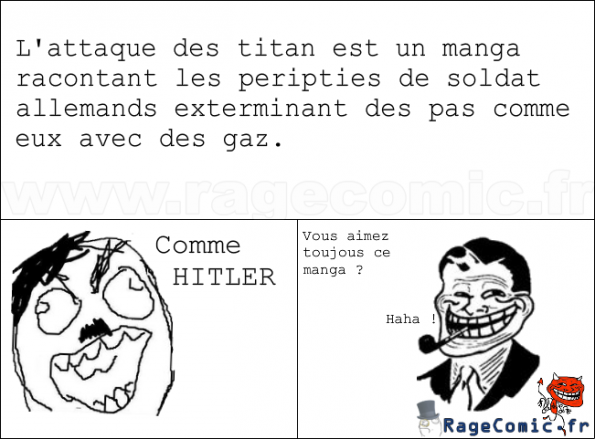 L'attaque des titans=nazi