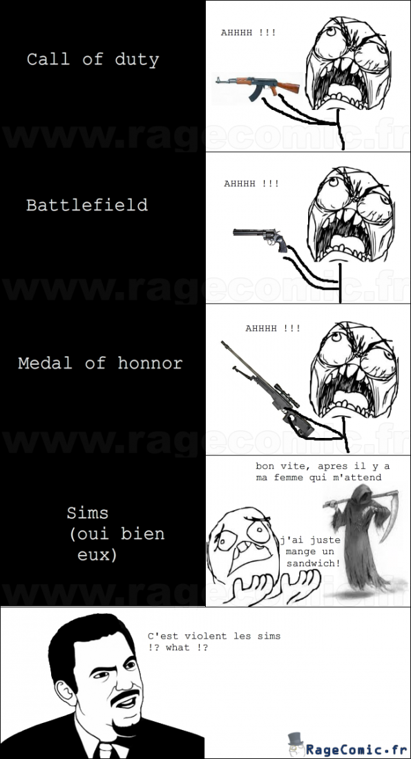 la violence des jeux