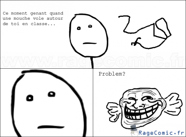Putain de mouche!